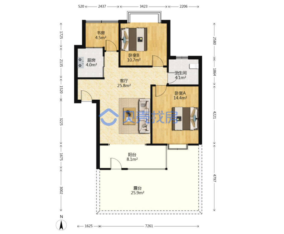 恭喜吳叔42萬拍下四方錦城92平法拍房一套，附贈(zèng)40平大露臺(tái)，撿漏超過五十萬，恭喜恭喜。